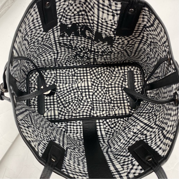 MCM Black Medium Liz Reversible Visetos Shopper - Picture 6 of 10